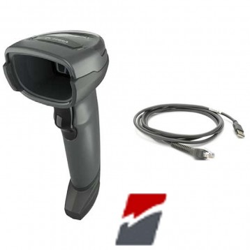 Zebra DS4608-HD - Kit lector de código de barras 2D USB EAS con cable