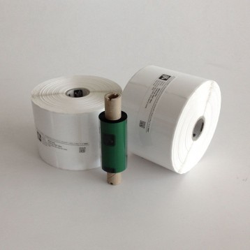 FSM - Zebra Z-Perform 1000D ROUGE - 102mmx102mm - Etiquette thermique &eacute;conomique