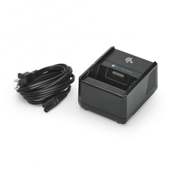 Cargador de batería individual del Reino Unido para Zebra ZQ320