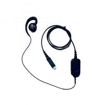 Auriculares con cable Zebra.