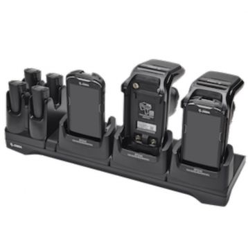 Base de 3 ranuras para RFD40, base de carga únicamente para TC52/TC57