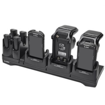 Base de 3 ranuras para RFD40, base de carga y comunicación para TC52/TC57