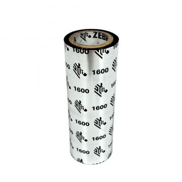 Muestra Zebra Cera 1600 - 110mmx50m - Cinta negra
